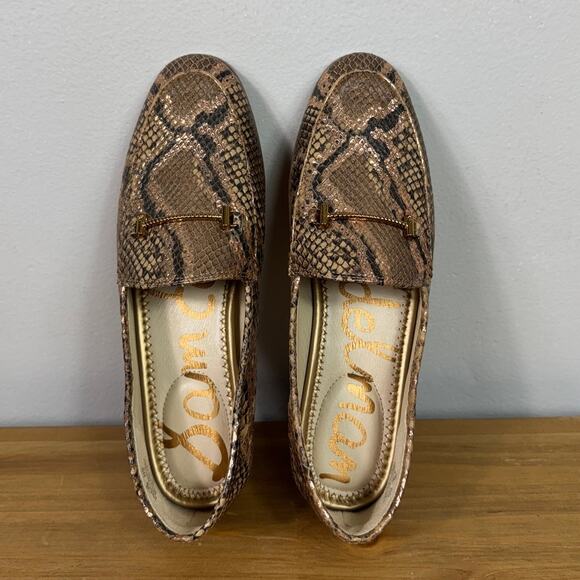 Sam Edelman Lior Snakeskin Leather Loafer Women's Size 7.5 - Picture 7 of 9